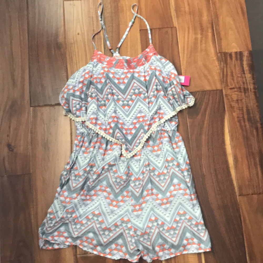 Tribal print romper